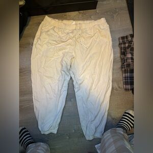 GAP Off-White Jogger Pants